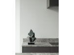 Sculpture bronze "Musing SS" Argent poli