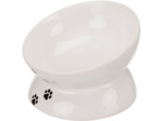 Gamelle en céramique surélevée pour chat - 150ml