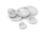 Moules Endiguement ronds translucides pour socles