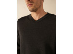 Pull col V Cuirasse en laine douce