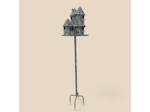 Nichoir oiseaux fer Tour 31x31x170cm