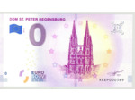 ALLEMAGNE 2019-2 DOM ST PETER REGENSBURG BILLET SOUVENIR 0 EURO TOURISTIQUE NEUF