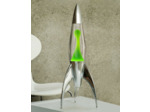 Lampe à lave fusée Telstar Rocket Argent