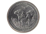 AMERIQUE (U.S.A) 1/4 DOLLAR 2016 S SHAWNEE SUP