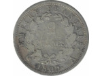 FRANCE 2 FRANCS NAPOLEON 1 er 1809 A TB