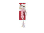 Jouet Chien, Os TPR avec tresse en coton - 25cm