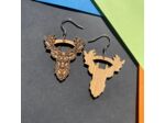 Boucles d'Oreilles Animal Cerf