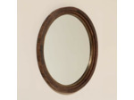 Grand Miroir Rond Éclat Rustique en Laiton 90x8cm