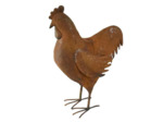 Coq décoratif fer 34x15x47cm