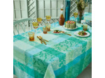 Nappe MILLE FEUILLAGES TURQUOISE Garnier Thiebaut