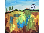 Tableau 3D 20x20 cm Série "Home Sweet Home" #1