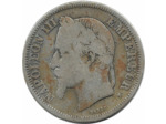 FRANCE 2 FRANCS NAPOLEON III 1866 K (Bordeaux) TB-