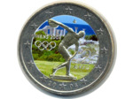 GRECE 2004 2 EURO COLORISEE JEUX ATHENES SUP