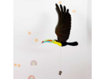 Mobile artisanal en bois - Toucan