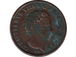 DANEMARK 1/2 RIGSBANKSKILLING CHRISTIAN VIII 1842 TTB