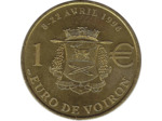 EURO TEMPORAIRE 1 EURO DE VOIRON 1998 UNC