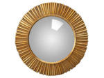 Miroir convexe doré Sanctus 22cm