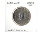 SAINT MARIN 2017 5 EURO MARCO SIMONCELLI SUP
