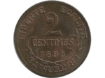 FRANCE 2 CENTIMES DUPUIS 1898 SUP