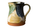 Pichet Exotique coloré émaillé en Céramique 18x14x16cm