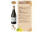 Vin doux pétillant moscato d'asti 75cl