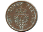 ALLEMAGNE PRUSSE 3 PFENNIG 1868 C TTB (W482)