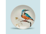 Dessous Plat Oiseau Bleu Orange dolomite 20x20x2cm