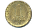 YOUGOSLAVIE 1 DINAR 1938 TTB+ (W19)