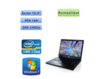 PC portable Dell - Windows 7 - 2.53 4Go 240Go SSD - 15'' - Webcam - Ordinateur