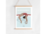 Affiche Gymnastique "Le pont"  - 50% de réduction