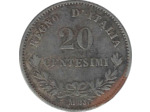 ITALIE 20 CENTESIMI 1863 MBN TB+ N2