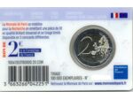 FRANCE 2020 2 EURO COMMEMORATIVE RECHERCHE MEDICAL HEROS COINCARD