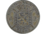 BELGIQUE 1 FRANK 1887 FL TB+