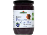 Puree pomme myrtille 630g Côteaux Nantais