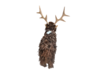 Sculpture en bois en forme de cerf debout