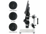 Microscope digital 12 MP AVEC ECRAN ECLAIRAGE LED et BATTERIE