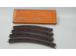 JOUEF 460 HO LOT DE 4 RAILS A BALLAST COURBES BOITE D'ORIGINE
