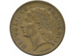 FRANCE 5 FRANCS LAVRILLIER CUPRO ALU 1945 C TTB