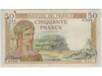 FRANCE 50 FRANCS CERES 2-12-1937 N.7232 TTB