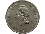 NOUVELLES HEBRIDES 10 FRANCS 1967 TTB+ (Lec29)