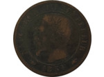 FRANCE 1 CENTIME NAPOLEON III 1854 A (Paris) TB (G86)