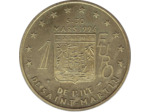 EURO TEMPORAIRE 1 EURO DE L'ILE DE SAINT-MARTIN 1996 UNC
