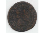 JEAN THEODORE (1611-1644) DOUBLE TOURNOIS 1634 TB SEIGNEURIE DE CUGNON