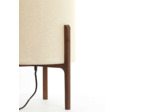 Lampe à poser LITTO toile naturel 35x58cm