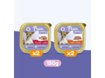 Les repas plaisir, Pack viandes pour chien adulte - 4 x 150g