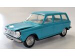 PEUGEOT 204 BREAK BLEU NOREV PLASTIQUE 1/43 SANS BOITE