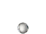 Presse papier boule de cristal transparente 10x10x10cm