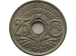 FRANCE 25 CENTIMES LINDAUER 1923 SUP (G380) n1