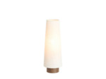 Lampe Howie bois crème métal 15x42cm