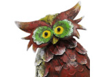 Figurine hibou éclat sauvage 30x15x41cm